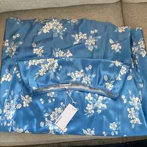 Reformation Layla silk skirt